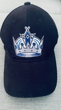LA Kings Crown Baseball Hat NEVER WORN Vintage Rare Model Black Silvr Purple GKG
