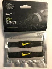 NWT NEW Nike Oregon Ducks Football PE Dri-Fit BICEP BANDS Black/Yellow swoosh