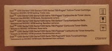 Dell Genuine 1250 / 1350 / 1355 series Yellow Toner Cartridge new open box