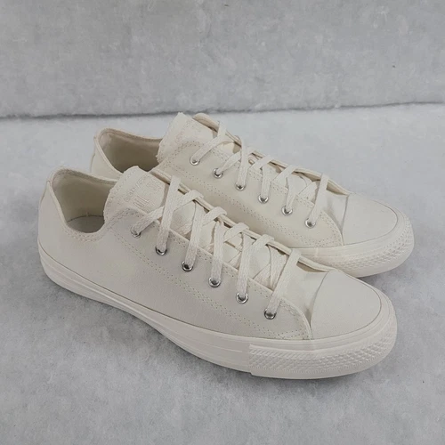 Sneakers Converse Ragazze Chuck Taylor All Star Ox Egret Bianco Taglia 6 5 NUOVE CON SCATOLA
