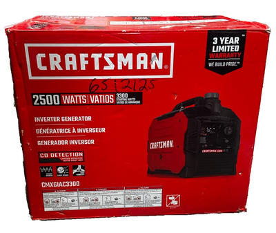 #ad Craftsman 2500 Watt Inverter Gasoline Generator CMXGIAC3300 $569.99