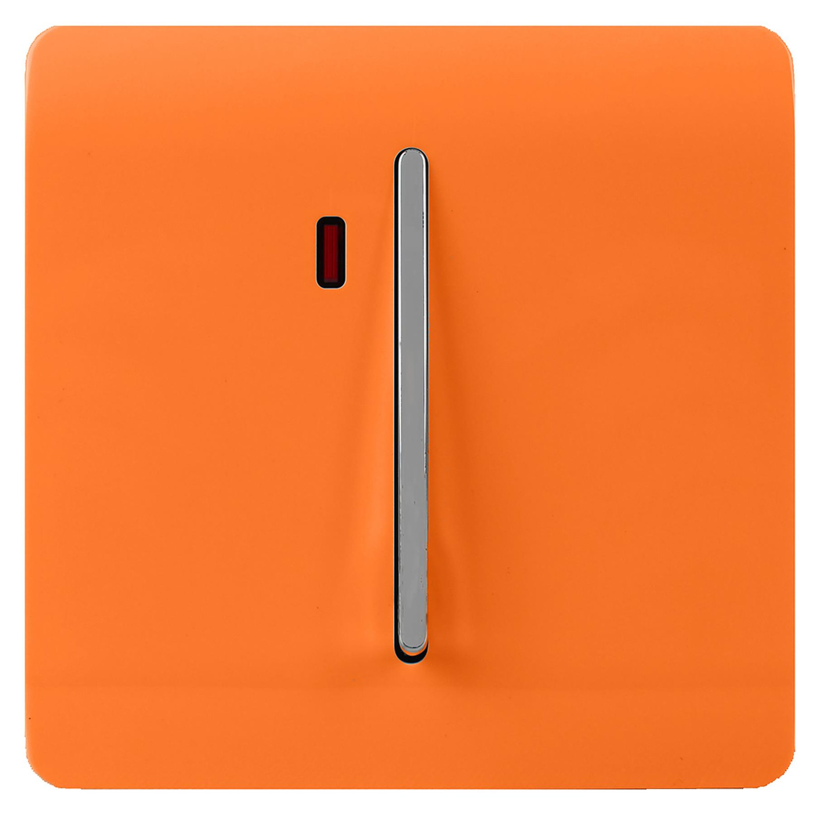 Trendi Switch Trendi Artistic Modern Glossy 45 A Light Switch & Neon Insert Orange - Image 2