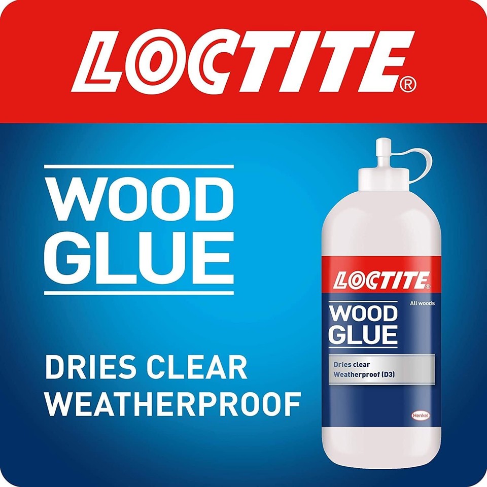Loctite Extreme Wood Glue, HighStrength Wood Glue, 1 x 225g