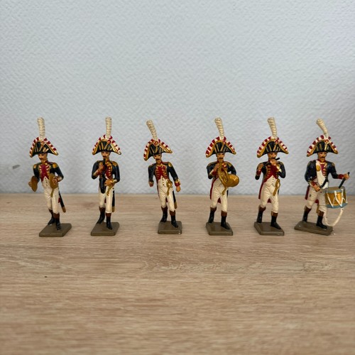 Soldats de Plomb du 1er Empire Napoléon (Hors Série) Les 6 Musiciens De La Garde