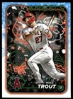 2024 Topps Holiday Mike Trout #H27 Los Angeles Angels Baseball Card