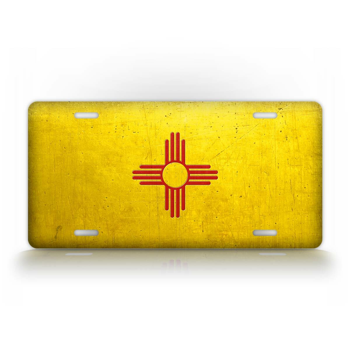 new-mexico-flag-license-plate-nm-state-official-flag-symbol-auto-tag