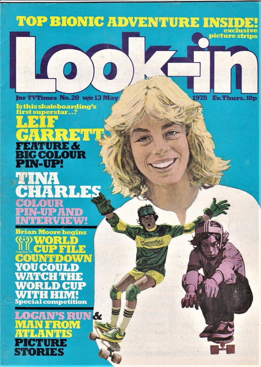 Look-in magazine/comic Leif Garrett/Tina Charles