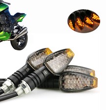 4X INDICATORI DI DIREZIONE MOTO LUCI MINI FRECCE ANTERIORE POSTERIORE SCOOTER