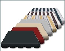 Telo per tenda da sole | tessuto acrilico 320 q/mq | protezione UV 50+ | incl. volant | 6x3m