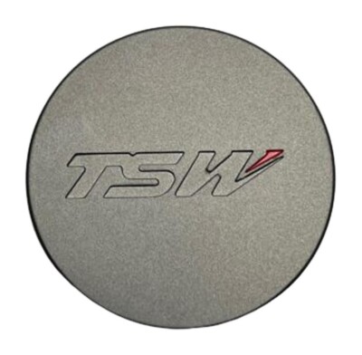 TSW Gray Snap In Wheel Center Cap SPCG18-T