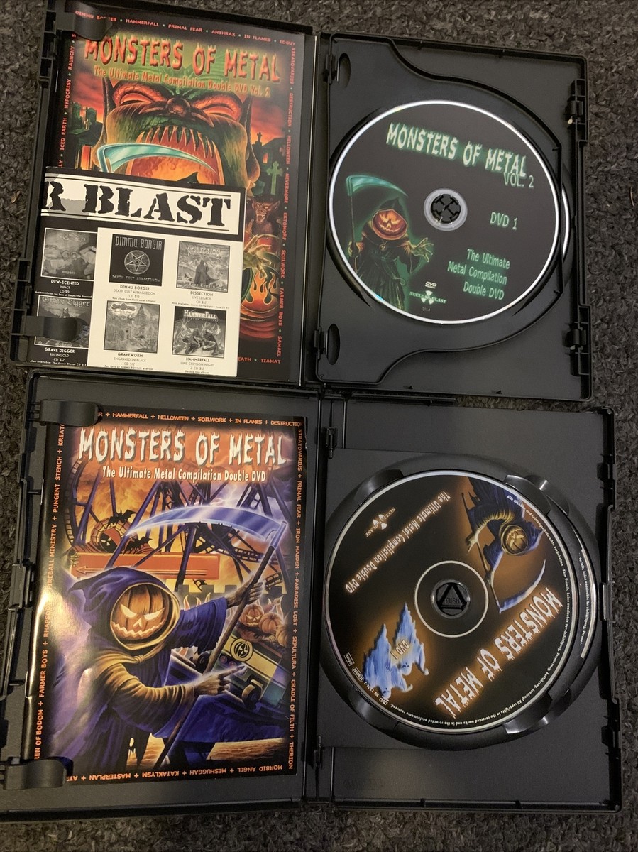 Monsters of Metal: The Ultimate Metal Compilation, Vol. 1. Vol. 2 DVD | eBay