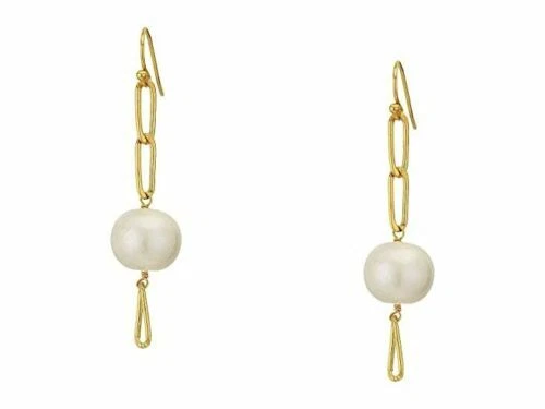 Pearl White Fashion Earrings Chan Luu