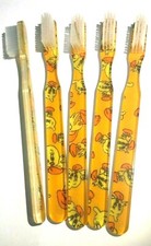 5-PACK FUN Vintage NEW Designer Toothbrush