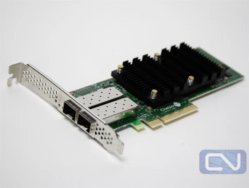 Chelsio T520-LL-CR Dual Port 10GbE SFP+ PCIe 3.0 x8 Network Card Full Profile