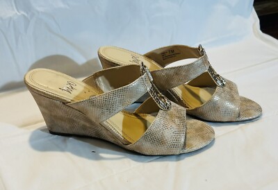 beige wedge dress shoes Beachside Dreaming Beige Platform Wedges main image 0