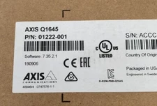 Axis Q1645 Security Camera indoor 01222-001 1080p 2MP