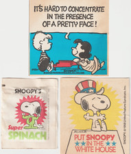 1951-58 LOT Peanuts Gang Snoopy In White House Sticker Super Spinach Seed Schulz