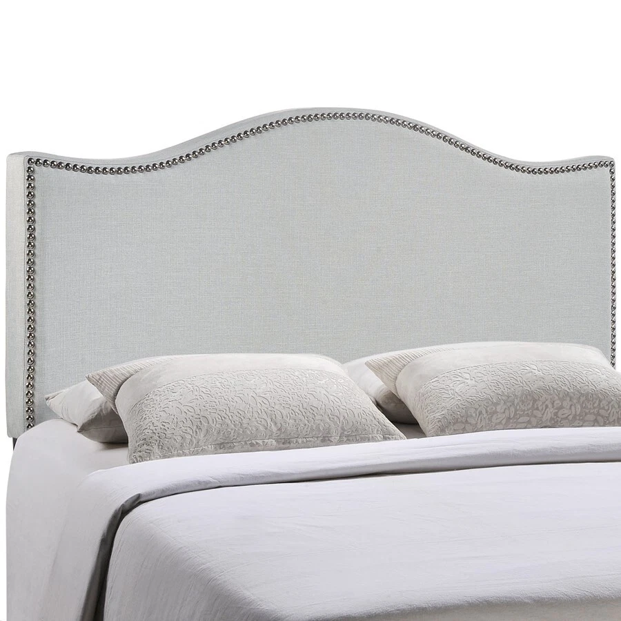 Nailhead sale upholstered headboard