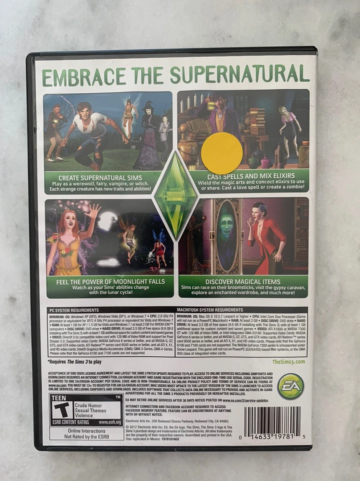 The Sims 3 Game Lot, PC, Starter Pack, Into The Future, Supernatural, Late Night - Image 4 of 4