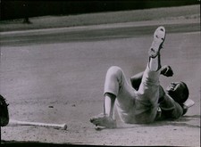 LG811 1969 Original Photo JOHN BLUE MOON ODOM Kansas City Athletics Baseball