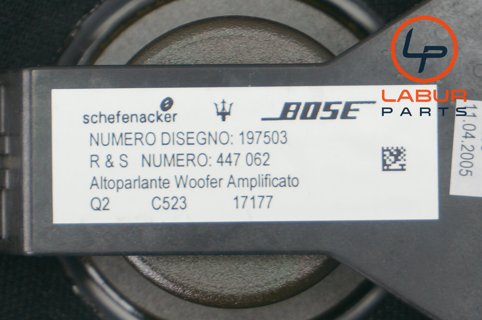 M139 03-13 Maserati Quattroporte BOSE Dash Door Subwoofer Speaker Set of 6 BX312