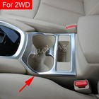 Matte Chrome Interior Cup Holder Cover Trims For Nissan Rogue Sport X-Trail 2WD