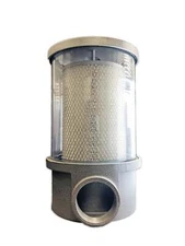 V300 Vacuum Pump See Through In-Line Enclosure and Filter 2-1/2” Threaded Inlet