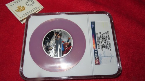 2016 BATMAN V SUPERMAN: DAWN OF JUSTICE $30 NGC PF69 2 oz .999 silver coin DC Co - Picture 7 of 8