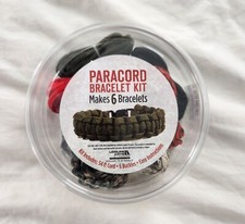 Paracord Bracelet Kit Easy Makes 6 Bracelets by Leisure Arts Camo