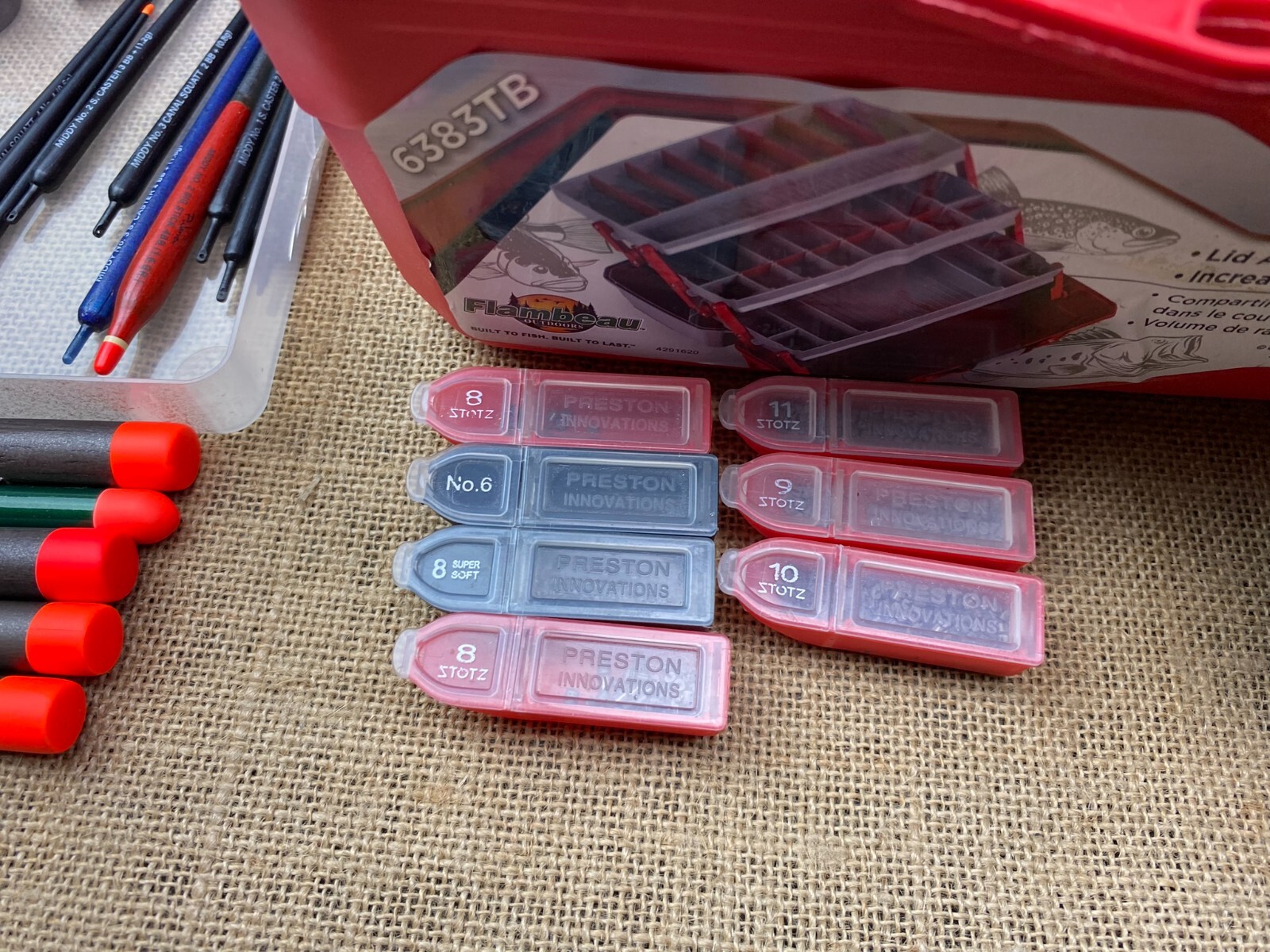 FLAMBEAU TACKLE BOX WITH LARGE JOB LOT OF FISHING TACKLE eBay