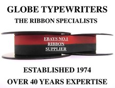 🌎 IMPERIAL GOOD COMPANION 6 *BLACK/RED INK TYPEWRITER RIBBON **MANUAL REWIND**