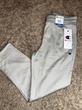 NEW Boy's Champion Large Gray Joggers Sweatpants Size 14 - 16