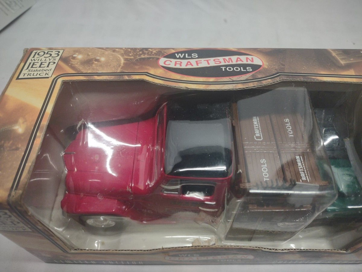 WLS Craftsman Tools 1953 Willys Jeep Truck Sears 1:25 bank Die