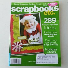 Scrapbook Etc. Magazine November/December 2007 - 289 Fast  Festive Ideas  0724