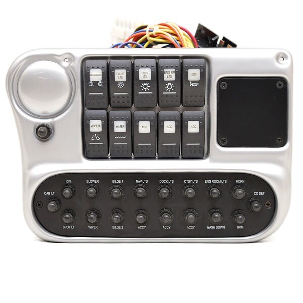 Crownline Boat Switch / Breaker Panel 230 CC Gray 11 5/8 x 8 Inch eBay