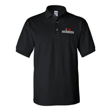 Polo Shirts for Men I Love Micronesia Cotton Short Sleeves Golf Tees