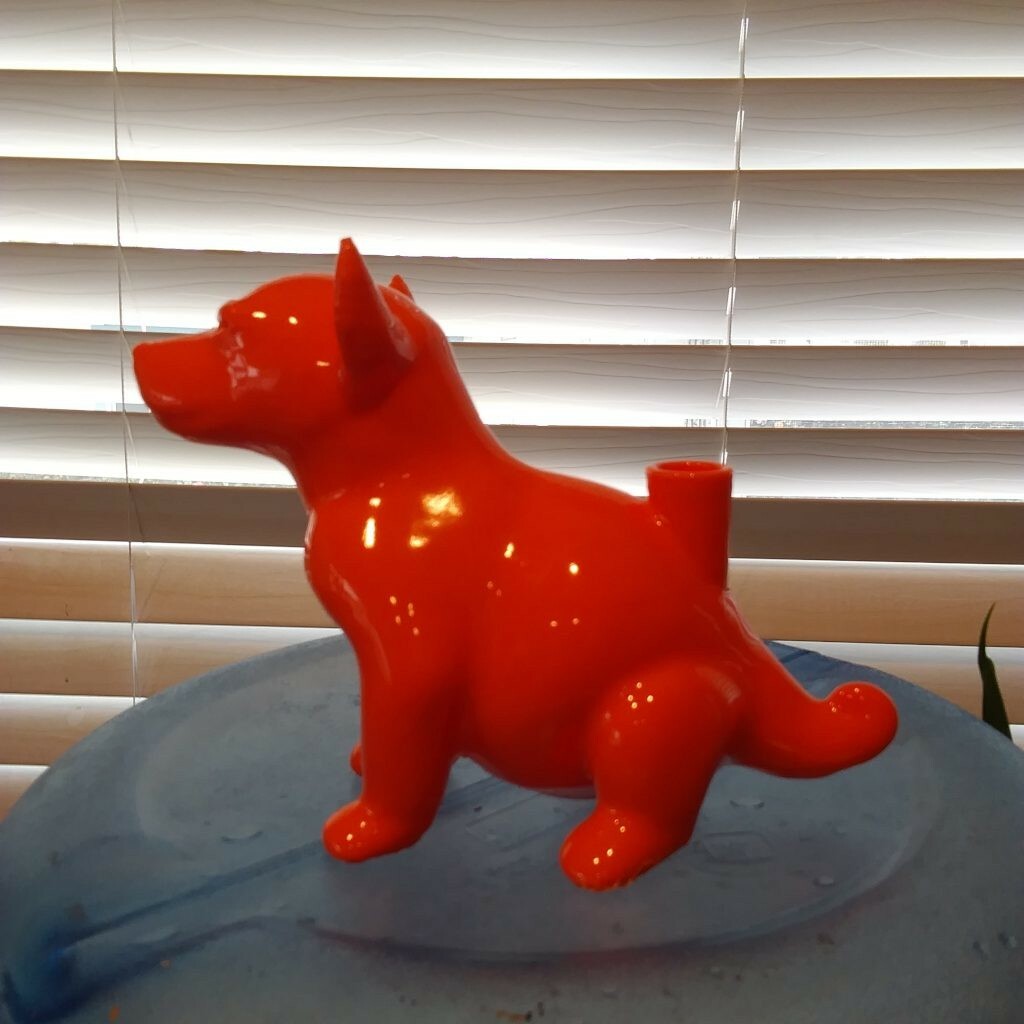 Colima Dog Chihuahua Bong Bubbler Water Pipe