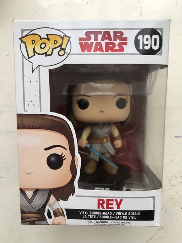 BOXED FUNKO POP VINYL REY #190 FIGURE 