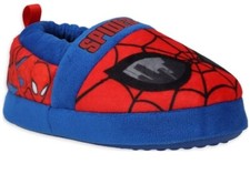 Marvel Spiderman Toddler Boys' Blue/Red Aline Slip-on Slippers: S 5-6 - M 7-8