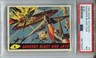 1962 Mars Attacks #4 Saucers Blast Our Jets PSA 7 NM *High E