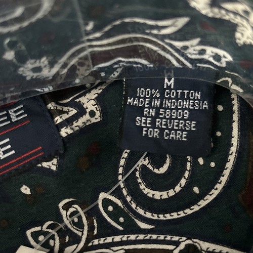 Roundtree & Yorke mehrfarbiges langärmeliges Herrenhemd Paisley auf Knopfleiste M - Bild 10 von 10