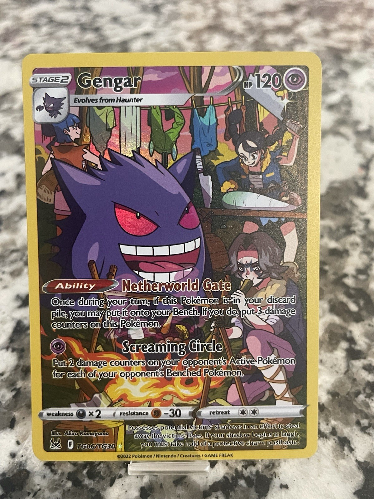 Gengar Holo Lost Origin Trainer Gallery TG06/TG30 Swsh11