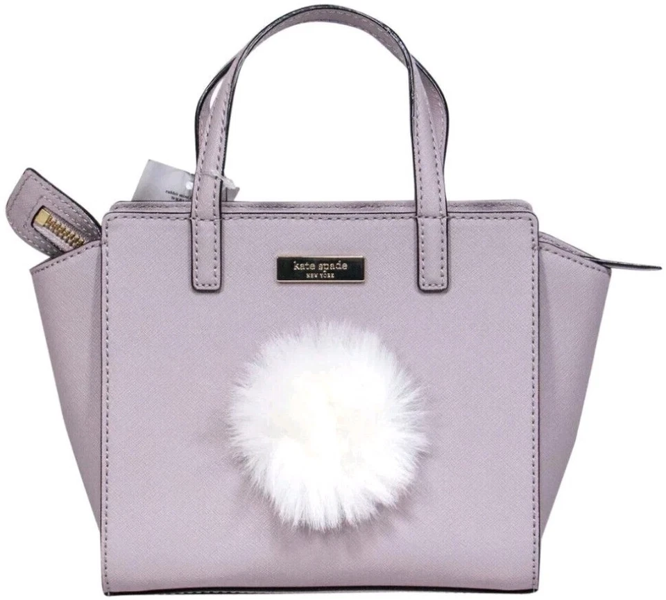 KATE SPADE женщин розовато-лиловый кролик мини Hayden 3D кролик новинка сумка через плечо новый - Изображение 3 из 4