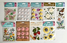 Jolee's Stickers, Flowers, Butterflies  Gardening Theme, You Pick, Some RARE 