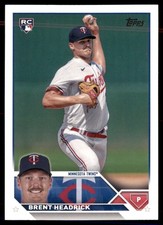 2023 Topps Update #US54 Brent Headrick