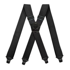 High Elastic Adjustable Work Suspenders for 3.8Cm Wide with 4 Plastic Gripper Cl