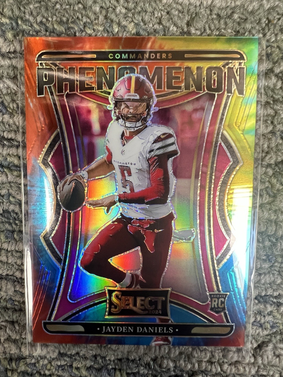 2024 Panini Select - Phenomenon Jayden Daniels #2 Tie-Dye Prizm 10/25 (RC)