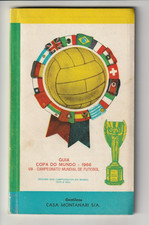1966 FIFA WORLD CUP ENGLAND PRE TOURNAMENT PROGRAMME - Published in BRAZIL