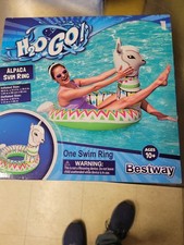 Bestway H20 GO ALPACA Swim Ring Pool Float 41" x 32" x 35" Ages 10 NEW SEALED