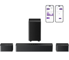 5.1 Sound Bar, 410W Dolby Atmos Surround Sound System for TV, 3D Sound Bars f...